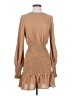 Winter Muse 100% Polyester Tan Casual Dress Size 2 - photo 1