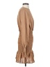 Winter Muse 100% Polyester Tan Casual Dress Size 2 - photo 4