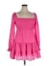 Evolutionary Checkered-gingham Pink Casual Dress Size L - photo 1