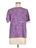 Shein Purple Short Sleeve Blouse Size 6 - photo 1