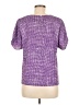 Shein Purple Short Sleeve Blouse Size 6 - photo 2
