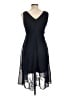 DKNY 100% Polyester Black Cocktail Dress Size 12 (petite) - photo 2