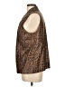 Chico's 100% Polyester Animal Print Brown Vest Size Lg (2) - photo 5
