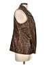 Chico's 100% Polyester Animal Print Brown Vest Size Lg (2) - photo 4