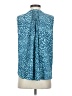 NYDJ Animal Print Blue Sleeveless Blouse Size XS - photo 2