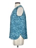 NYDJ Animal Print Blue Sleeveless Blouse Size XS - photo 5