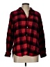 Grayson 100% Cotton Plaid Red Long Sleeve Button-Down Shirt Size Lg (4) - photo 1
