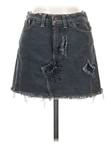 What Goes Around Comes Around Denim Skirt (view 1)