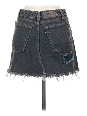What Goes Around Comes Around Denim Skirt (view 2)