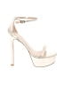 Stuart Weitzman Ivory Gold Heels Size 10 - photo 1