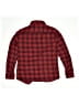 Zara Plaid Red Long Sleeve Button-Down Shirt Size 10 - photo 2
