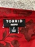 Torrid 100% Polyester Burgundy 3/4 Sleeve Blouse Size 2X Plus (2) - photo 6
