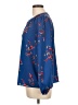 Ann Taylor 100% Polyester Blue 3/4 Sleeve Blouse Size L - photo 5