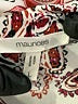 Maurices 100% Polyester Paisley Ivory Long Sleeve Blouse Size L - photo 7