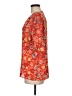 Ann Taylor LOFT 100% Polyester Orange Short Sleeve Blouse Size M - photo 5