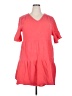 Perceptions Pink Casual Dress Size 2X - photo 1