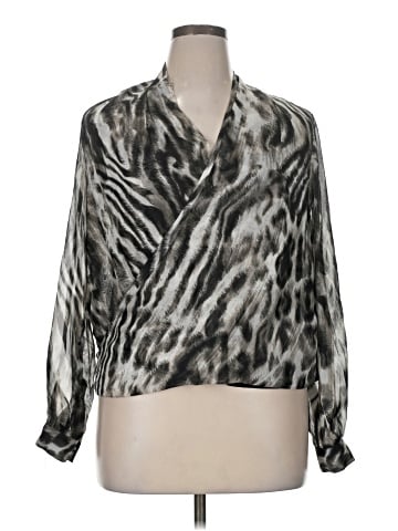 Jennifer Lopez Long Sleeve Blouse (view 1)