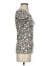 Downeast Ivory Short Sleeve Top Size S - photo 4