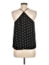 Ann Taylor LOFT 100% Polyester Black Sleeveless Blouse Size M - photo 2