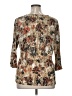 Chaus Brown 3/4 Sleeve Blouse Size 1X - photo 2