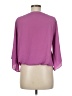 Allison Joy 100% Polyester Purple 3/4 Sleeve Blouse Size M - photo 2