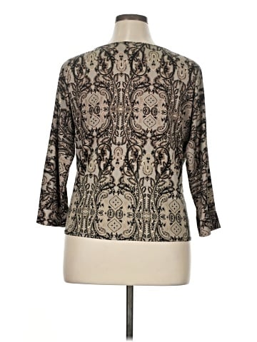 NY Collection 3/4 Sleeve Top (view 2)