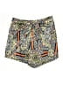 Nasty Gal Inc. 100% Polyester Paisley Orange Shorts Size 0 - photo 1