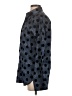 Unbranded Polka Dots Blue Long Sleeve Button-Down Shirt Size S - photo 5