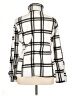 Thread & Supply 100% Polyester Plaid White Coat Size XL - photo 2
