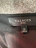 Talbots 100% Polyester Solid Black Formal Skirt Size 12 - photo 4