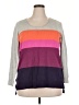 Lane Bryant Color Block Gray Pullover Sweater Size 18 - 20 Plus - photo 1