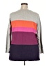 Lane Bryant Color Block Gray Pullover Sweater Size 18 - 20 Plus - photo 2