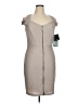 Melrose Tan Cocktail Dress Size 14 - photo 1