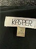 Kasper Solid Black Cocktail Dress Size 14 - photo 7
