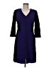 Etcetera Color Block Blue Purple Casual Dress Size 6 - photo 1