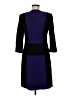 Etcetera Color Block Blue Purple Casual Dress Size 6 - photo 2