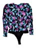 AFRM 100% Rayon Blue Long Sleeve Blouse Size L - photo 2