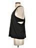 LIVE THE PROCESS Solid Black Tank Top Size S - photo 5