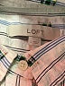 Ann Taylor LOFT Tweed Silver Long Sleeve Button-Down Shirt Size L - photo 7