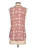 Van Heusen 100% Polyester Red Sleeveless Blouse Size XS - photo 2