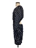 Ark & Co. Polka Dots Blue Casual Dress Size S - photo 5