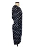 Ark & Co. Polka Dots Blue Casual Dress Size S - photo 4