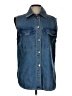H&M 100% Cotton Blue Denim Vest Size S - photo 1