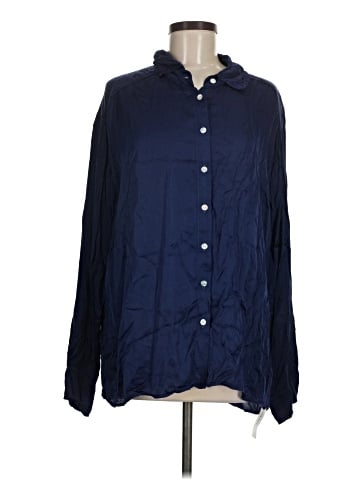 DONNI Long Sleeve Button-Down Shirt (view 1)