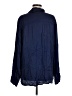 DONNI 100% Rayon Blue Long Sleeve Button-Down Shirt Size M - photo 2