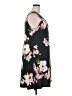 Perceptions Floral Black Casual Dress Size 18W - photo 4