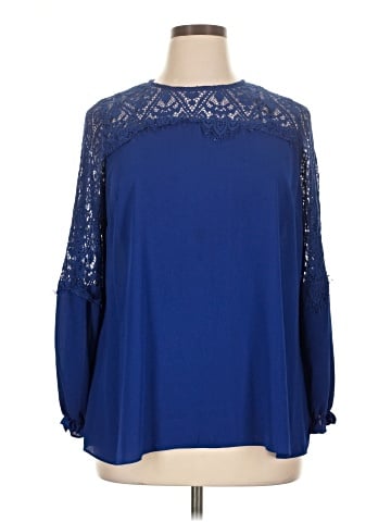 City Chic 3/4 Sleeve Blouse (view 1)