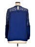 City Chic 100% Polyester Blue 3/4 Sleeve Blouse Size 14 Plus (XS) - photo 2
