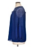 City Chic 100% Polyester Blue 3/4 Sleeve Blouse Size 14 Plus (XS) - photo 5