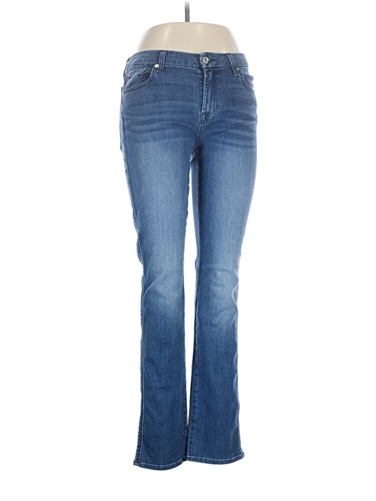 Pre-owned 7 For All Mankind Jeans In Blue